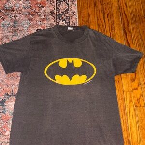 Batman T-Shirt - Gray and Yellow